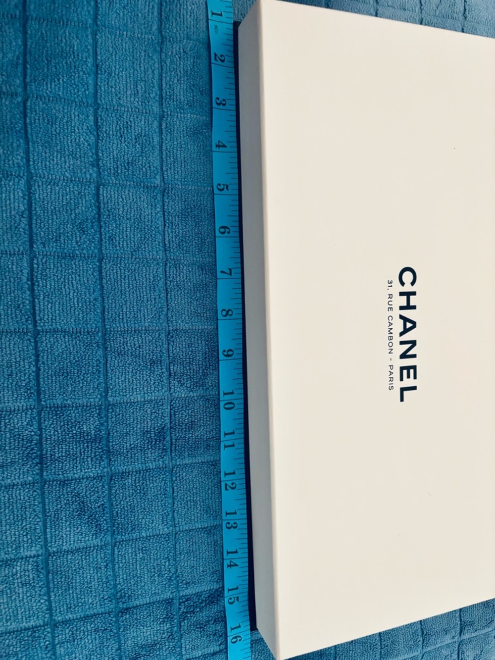 CHANEL White Box with Black Logo